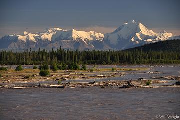 Alaska Range between Delta and Fairbanks