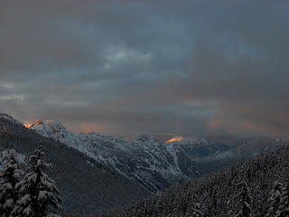 Stevens Pass from the PCT  12/3/18