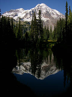 Rainier reflected in Mirror Lk.