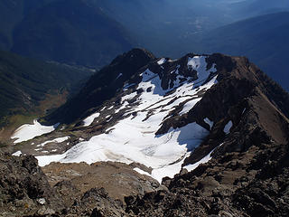 Glacier On East Slopes