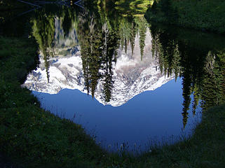 Rainier reflected in Mirror Lk.