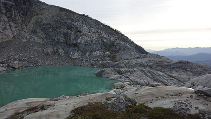 The tarn we camped by