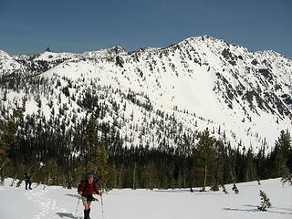 Bob, with Mary Peak beyond