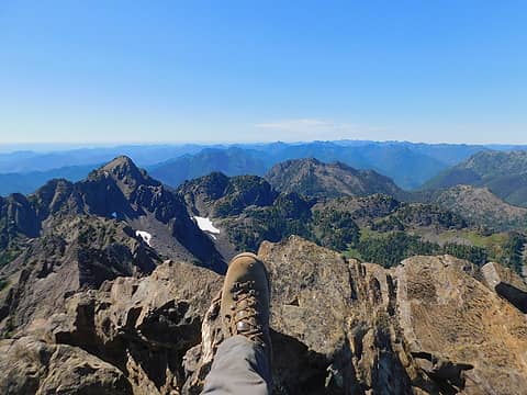 from summit of Mt Washington (ONF) looking towards Mt Ellinor