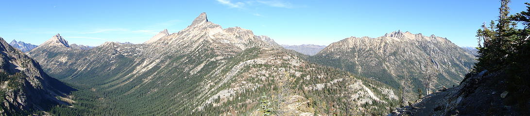 Pano from above Granite Pass.