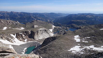 Deep Creek basin to the northeast from the summit