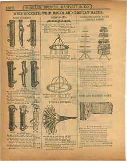 1913 Hibbard Spencer Bartlett & Co. Catalog Whip Sockets ad pp 1377