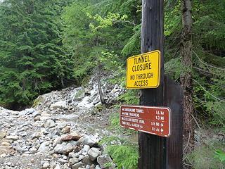 John Wayne Trail - creek behind