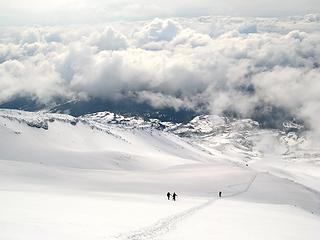 Above the clouds