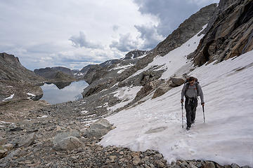 first snow climb