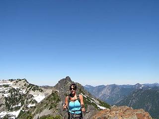 K on top of Red Mtn. looking West/Northwest