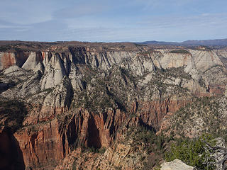 Up Zion Canyon; Zion Wilderness, UT