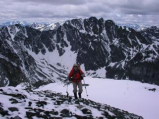 Fay on N Craggy summit; W Craggy in background