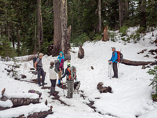 First break at Hope Lake