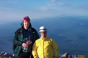 Dan and Mark on the summit