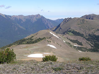 Looking back towards Tubal Cain trail from trail to Buckhorn.