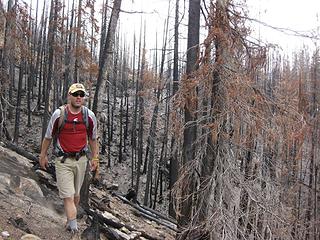 Traversing to basin