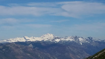 Glacier Peak in the distance from Four Mile Ridge