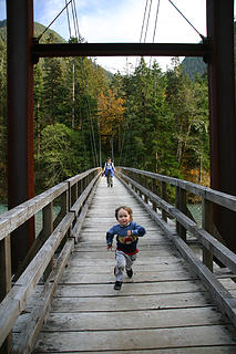This photo was taken on the Baker River Trail in Mount Baker National Forest, part of the Pacific Northwest Trail.