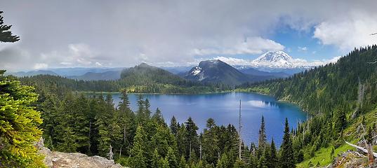 Summit Lake with Bearhead and Rainier