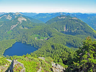 Lakes view from Mt. Defiance