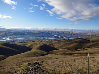 View before dropping down the Lewiston grade.