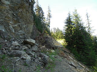 MtCrag-one of several near complete spur road obliterations