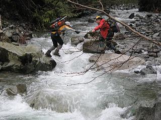 Crossing Lowe Creek