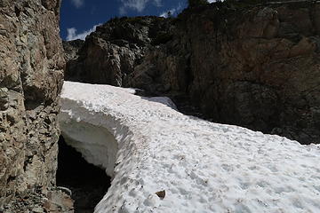 Crossing a gully