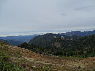 Views from backside of ridge to Tolmie.