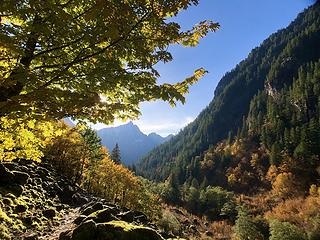 Late afternoon gold above Perry Creek