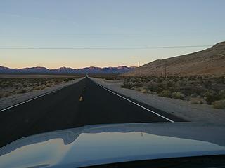 A long Nevadan highway