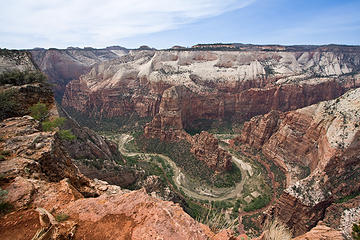 Angel's Landing from Cable Mountain