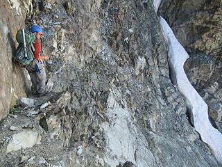 Reed on the ledge