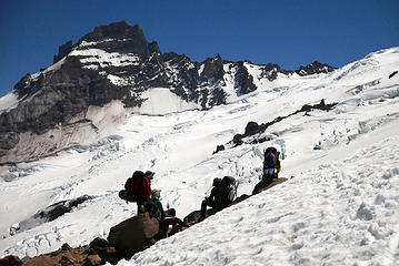 climbers at Camp Curtis