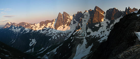 Southern Pickets Sunset Panorama