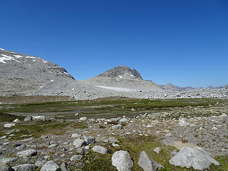 Approaching the moraine