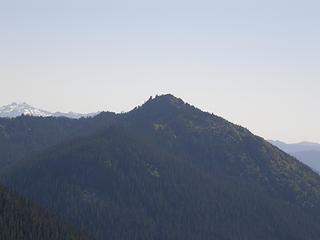 Shriner mountain (and Mt Adams on left) from road to Chinook Pass.