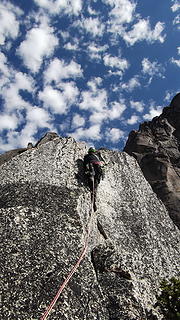 Topping out on Paisano.