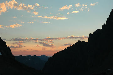 Sunset from Deception Basin