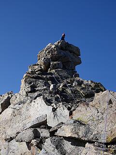 Eric on the summit pinnacle