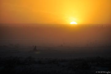 Sunset over the Delta River