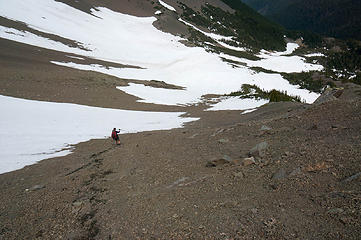 Scree descent