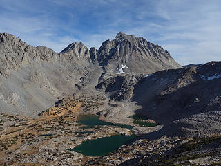 Mt Agassiz and Bishop Lakes  John Muir Wilderness, CA