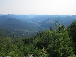 Sol Duc valley from lookout