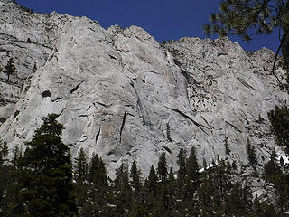 Big Granite walls from Whitney Portal