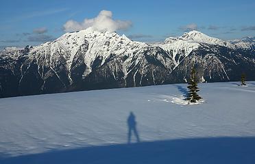 My shadow with Jack & Crater