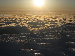 great being above the clouds