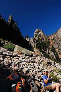 Short rest on the trail