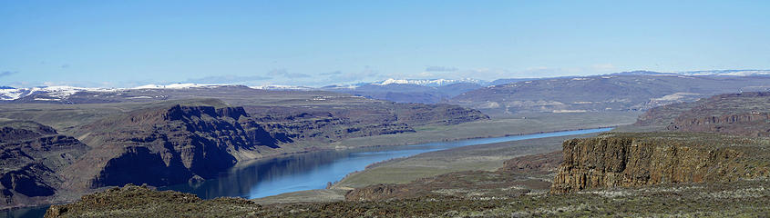 View from the plateau looking NW